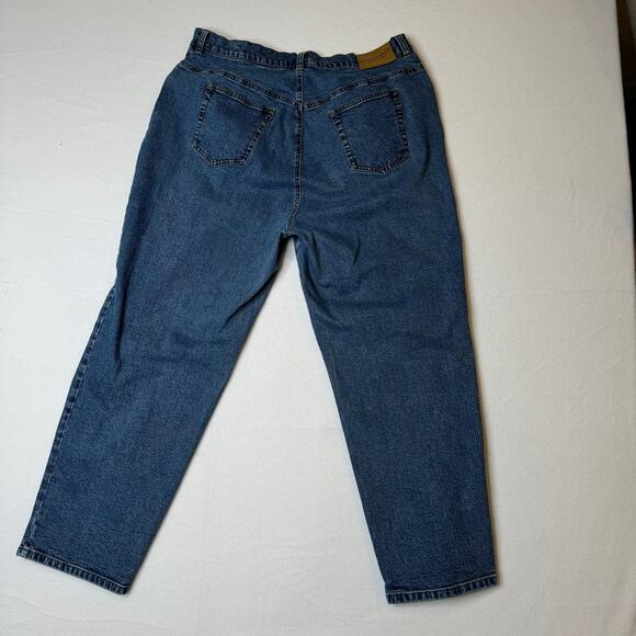 Lauren Jeans Co Ralph Lauren Women Petite Denim Jeans Size 18WP 5 Pocket stretch - Picture 3 of 8